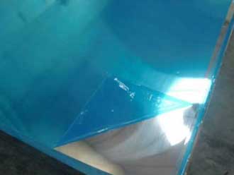 polished aluminium sheet
