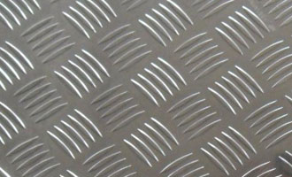 five bars aluminum tread plate